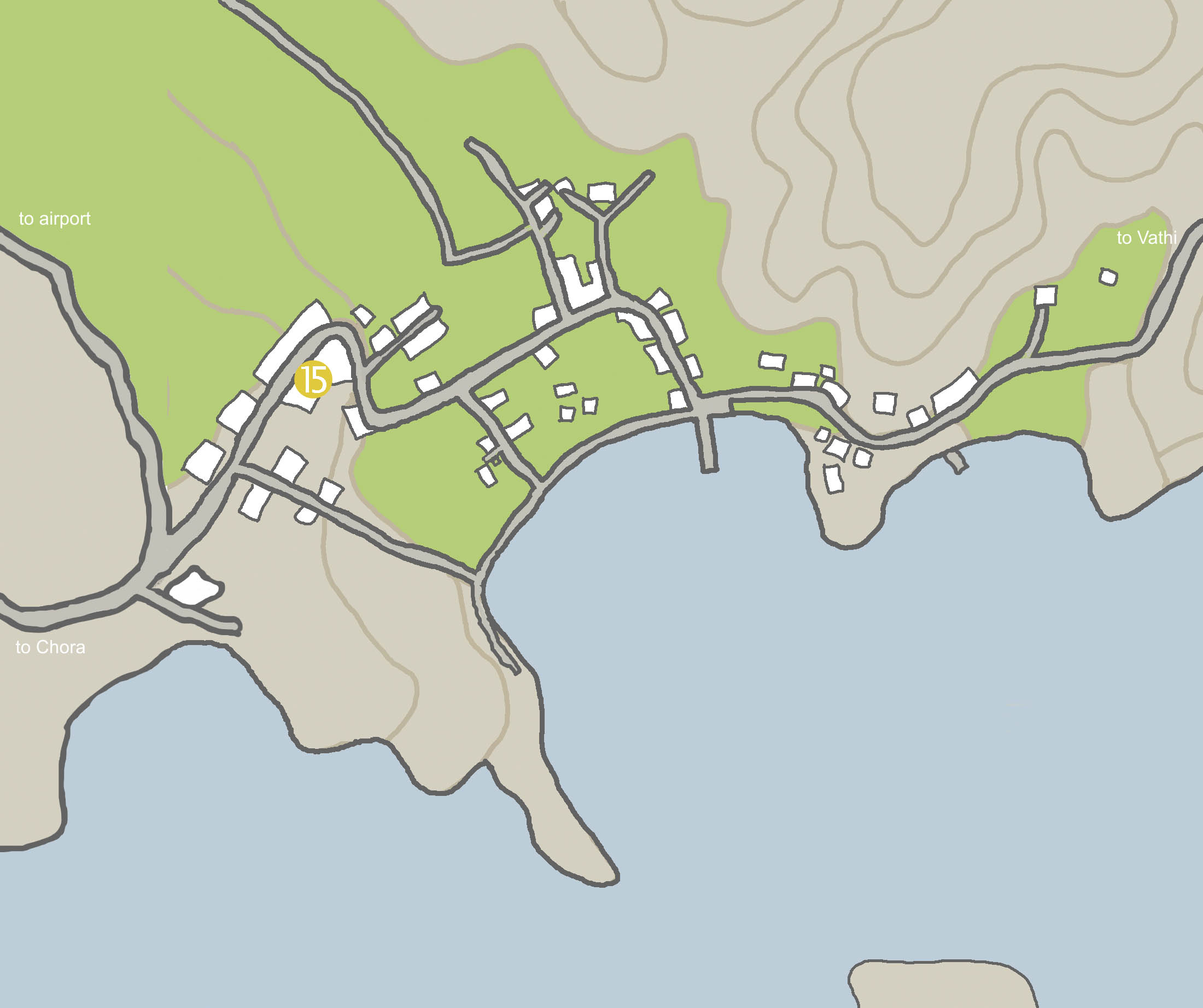 Map Chora Eat & Drink