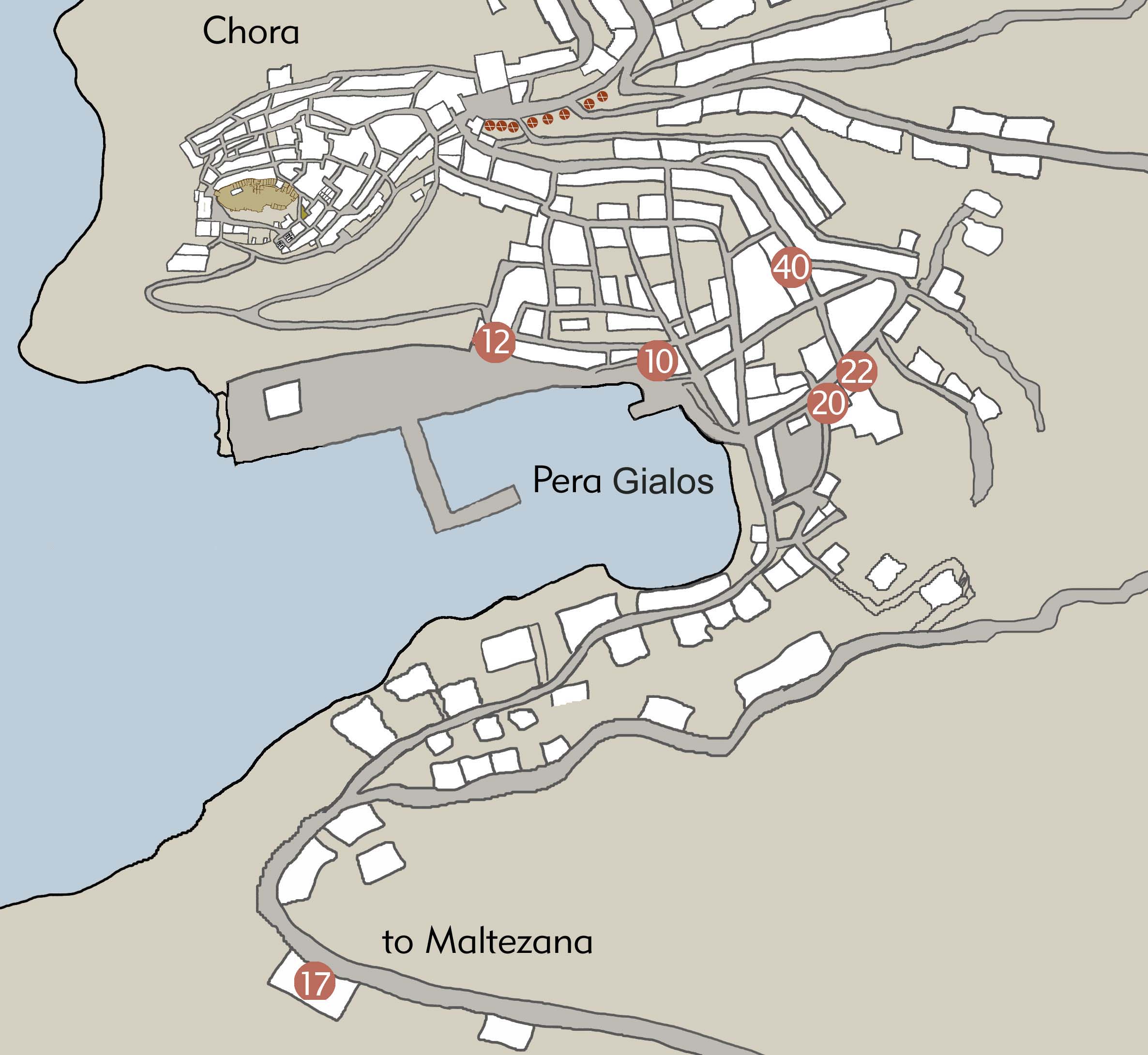 Map Chora Eat & Drink